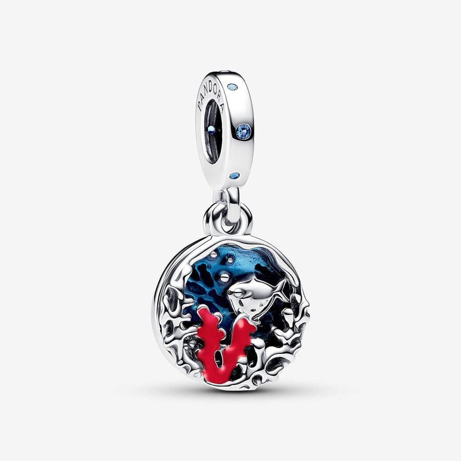 Australian Coral & Fish Double Dangle Charm