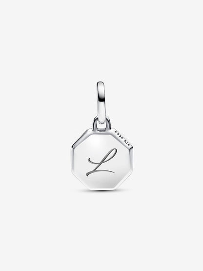 Turquoise-colored Engravable Mini Medallion Charm