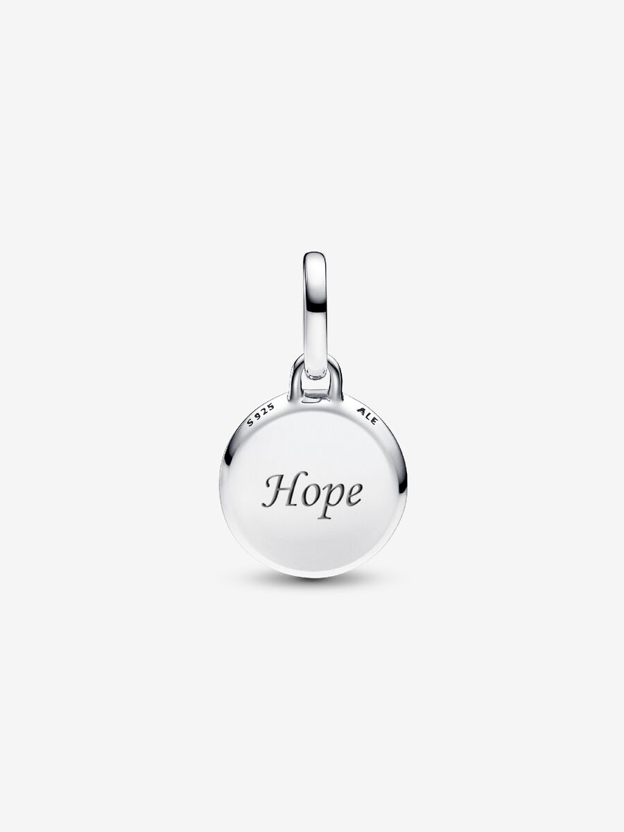 Red Murano Glass Engravable Mini Medallion Charm
