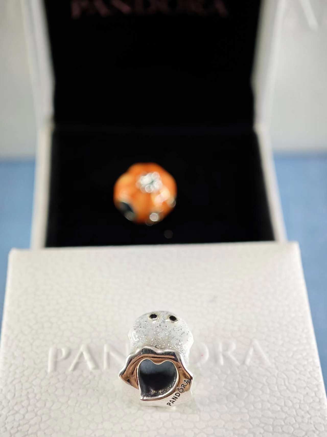Glow-in-the-dark Boo Ghost Charm