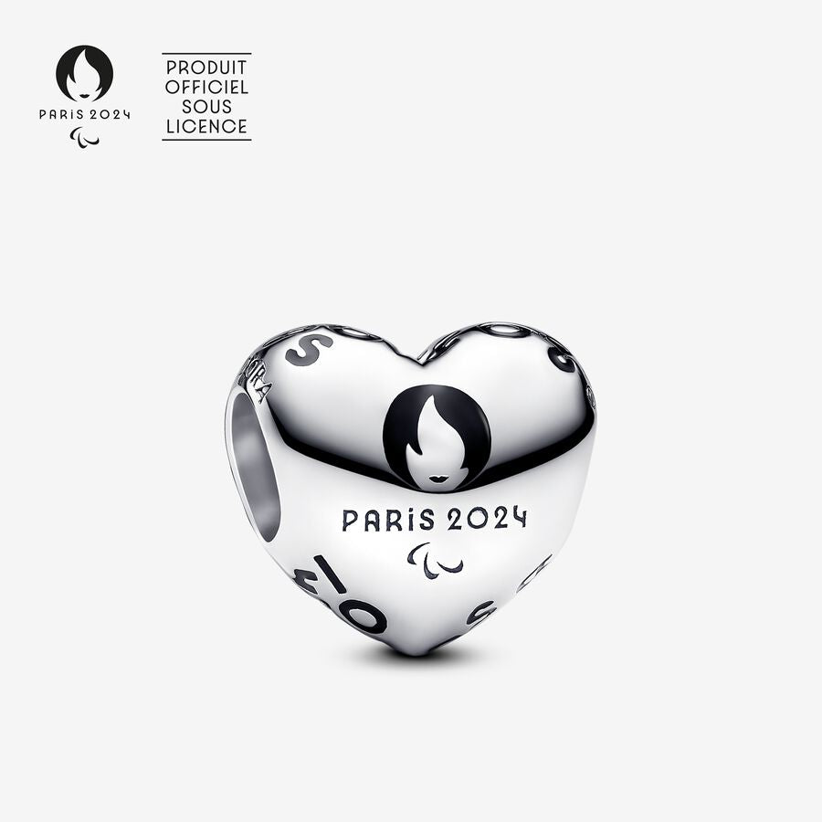 Paris 2024 Paralympic Games Heart Charm