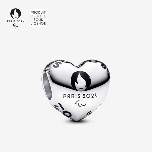 Paris 2024 Paralympic Games Heart Charm