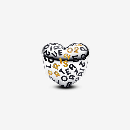 Paris 2024 Paralympic Games Heart Charm