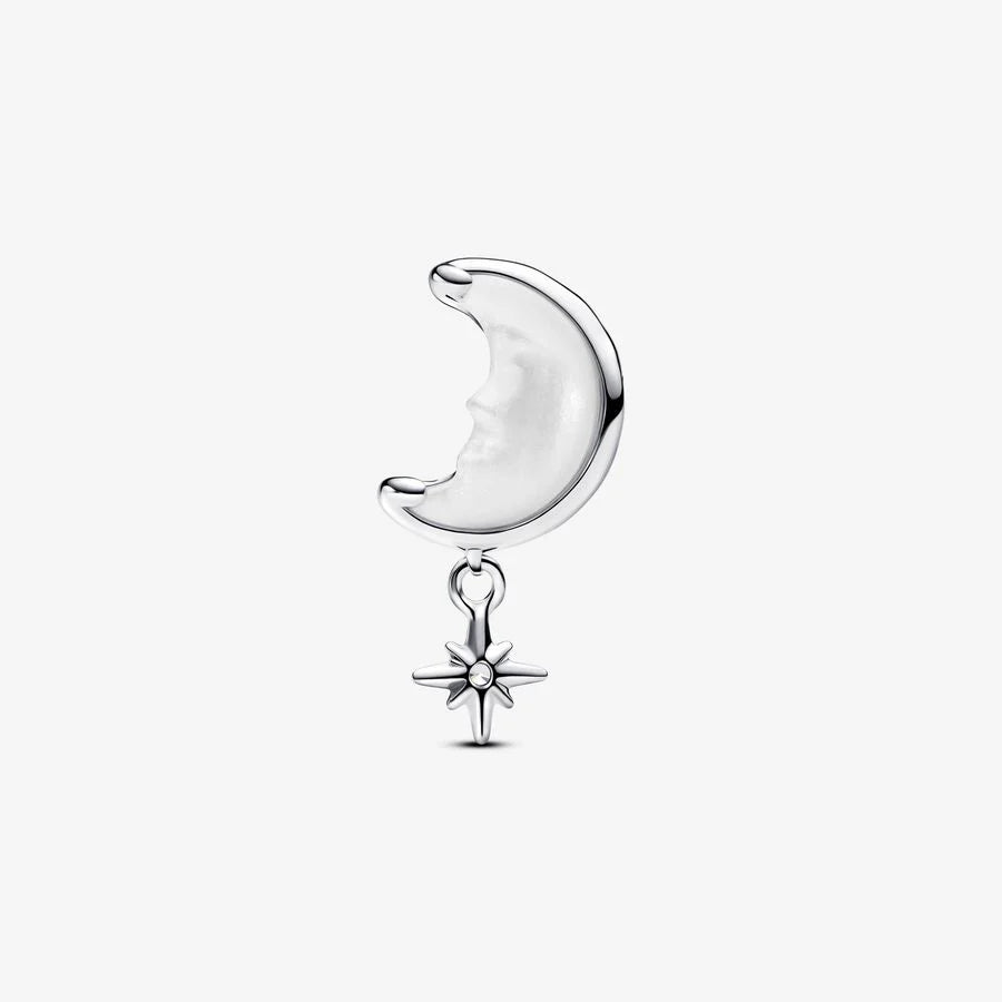 Moon & North Star Charm