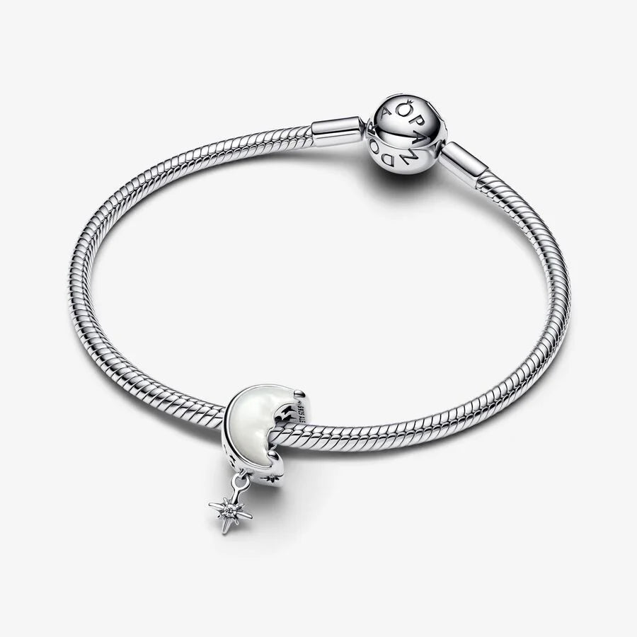 Moon & North Star Charm