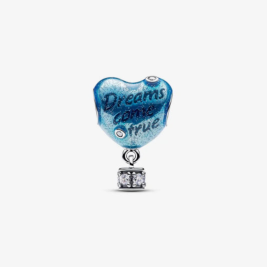 Hot Air Balloon Heart Charm