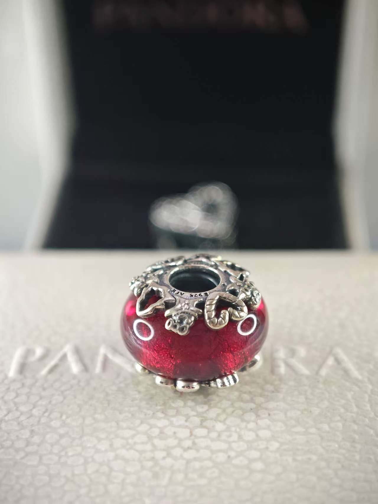 Christmas Magic Murano Glass Charm