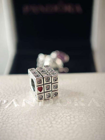 Moveable Toy Cube Charm