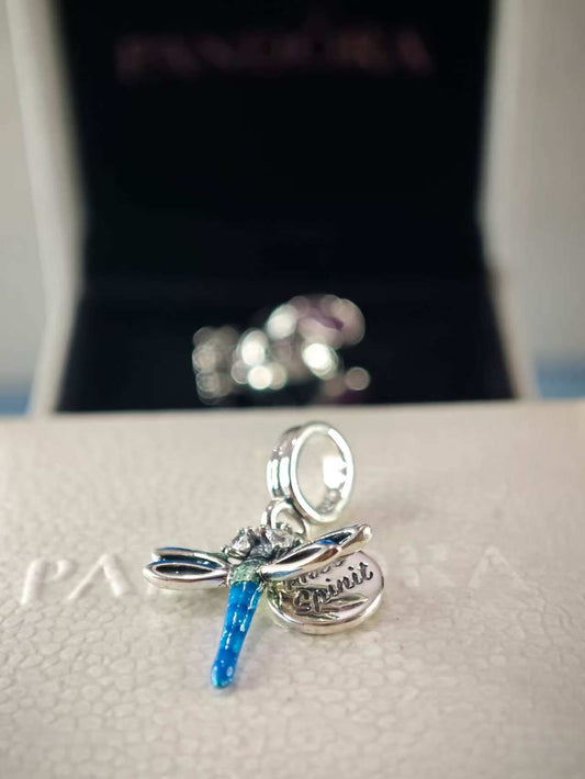 Dragonfly Double Dangle Charm