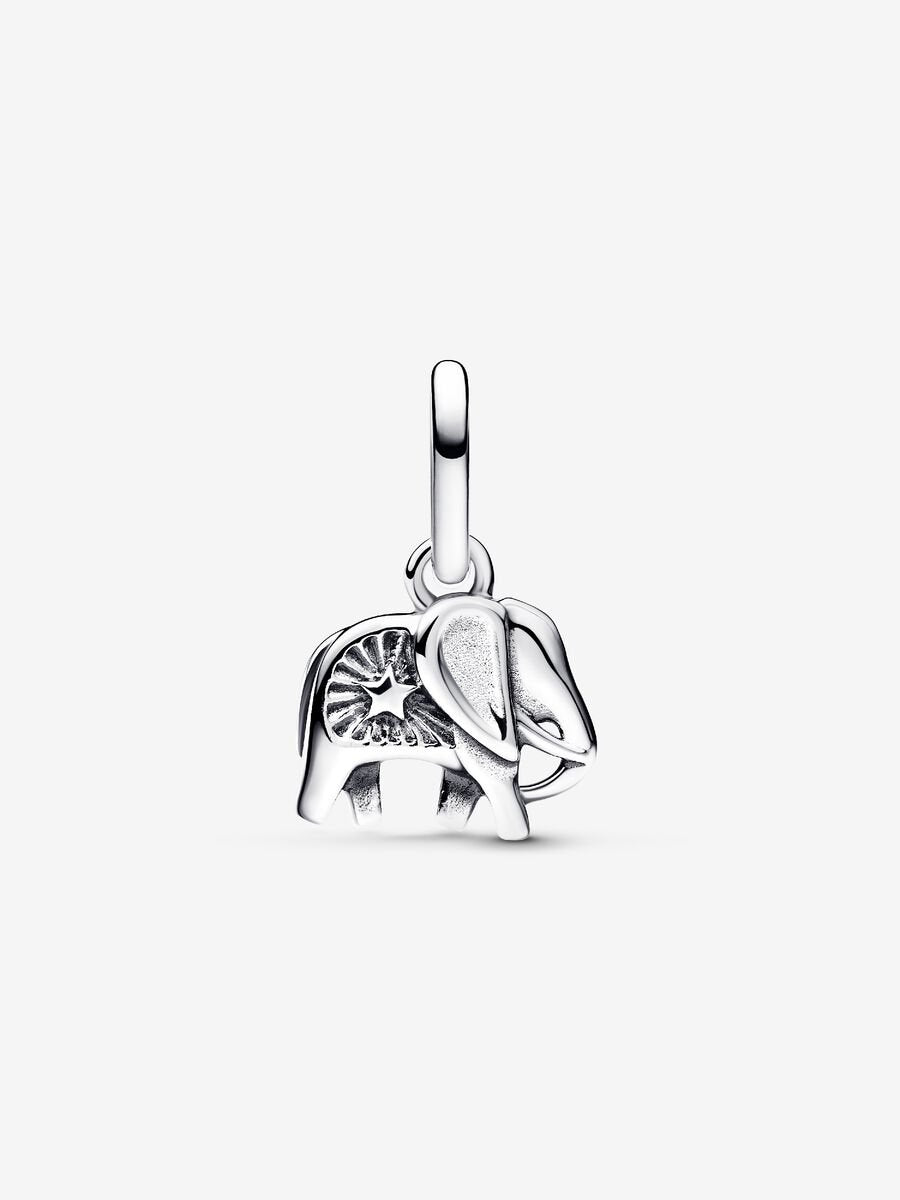 Turquoise-colored Elephant Mini Dangle Charm