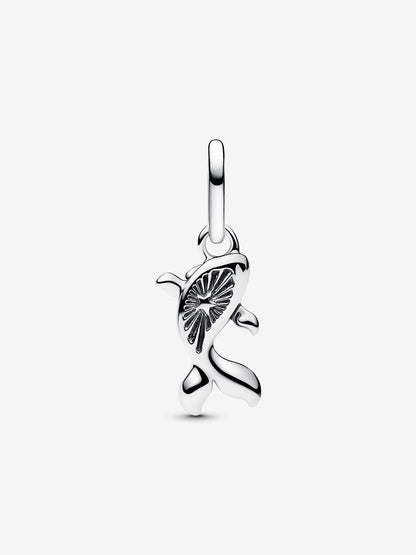 Red Murano Glass Koi Fish Mini Dangle Charm