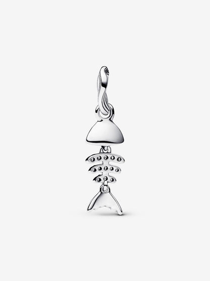 Turquoise-colored Fishbone Dangle Charm