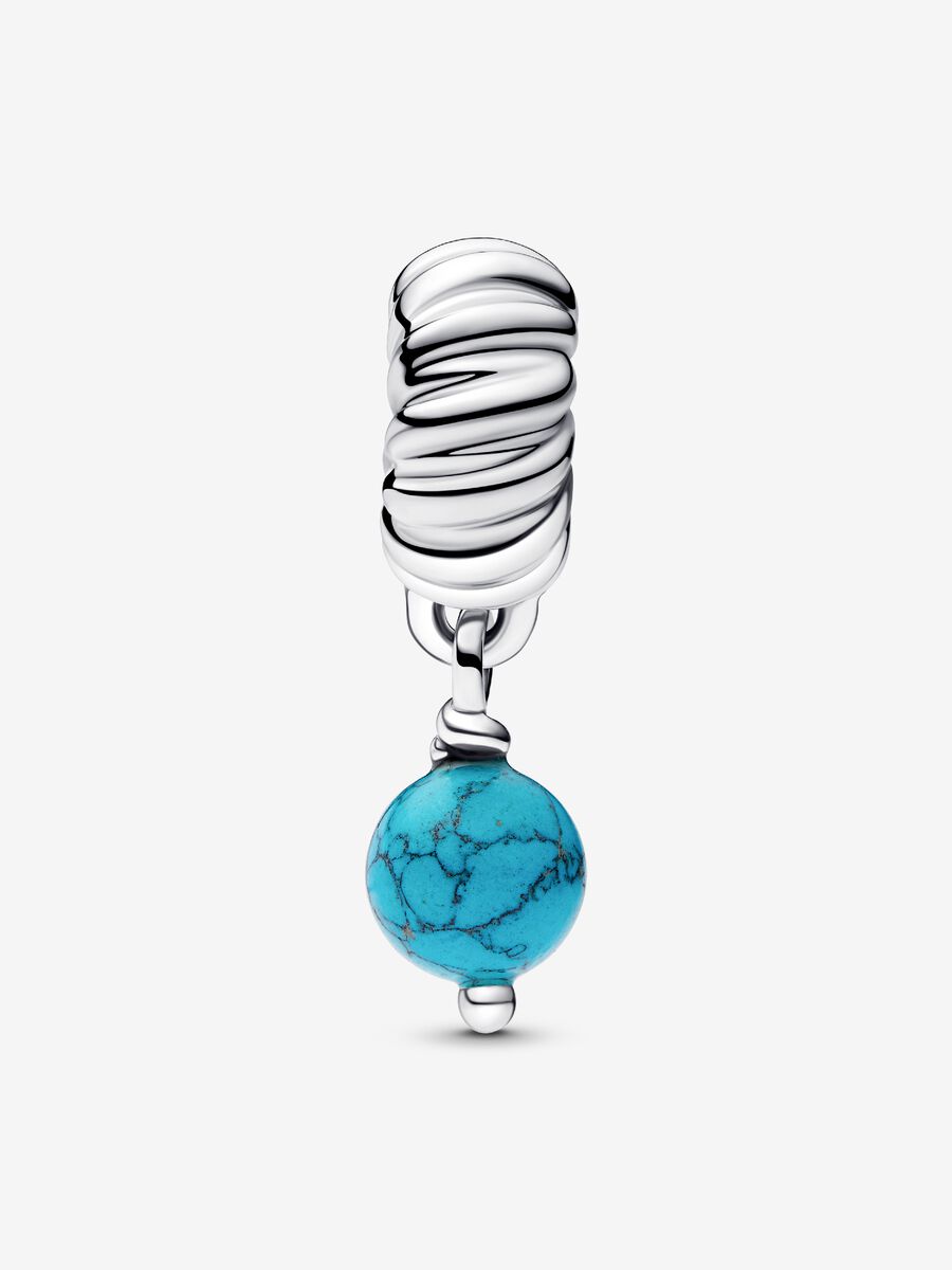 Turquoise-colored Dangle Charm