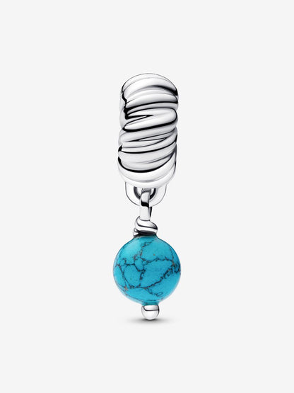 Turquoise-colored Dangle Charm