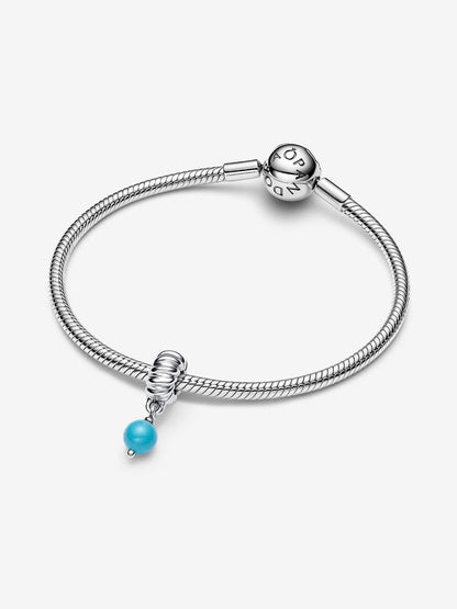 Turquoise-colored Dangle Charm