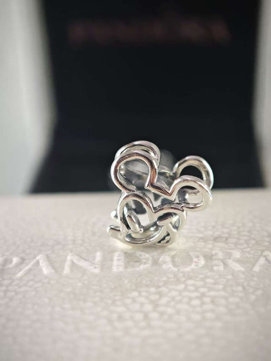 Disney Mickey Mouse Openwork Charm