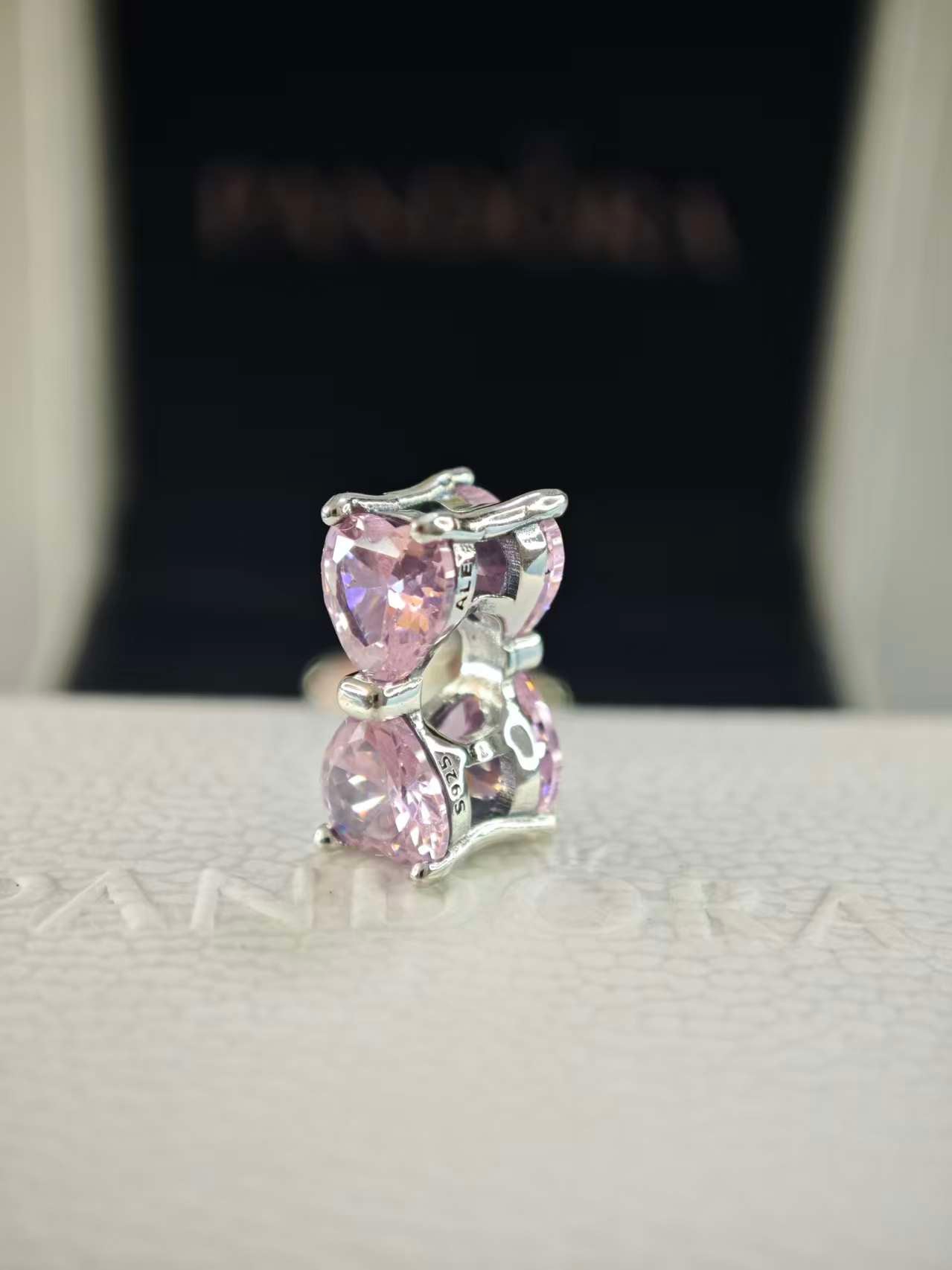 Pink Bow Charm