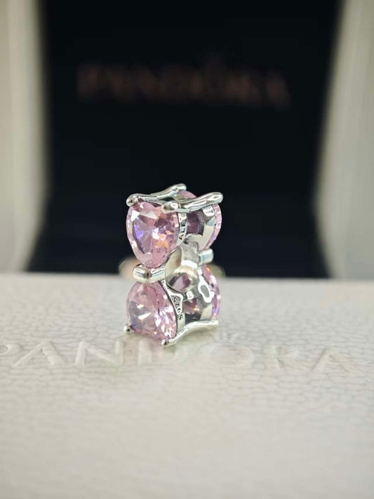 Pink Bow Charm