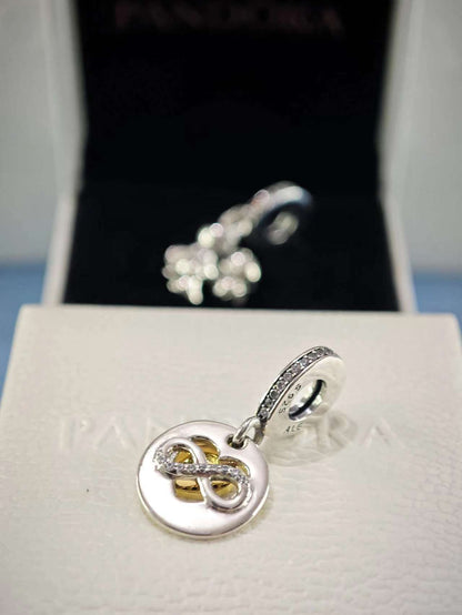 Heart of Infinity Hanging Charm