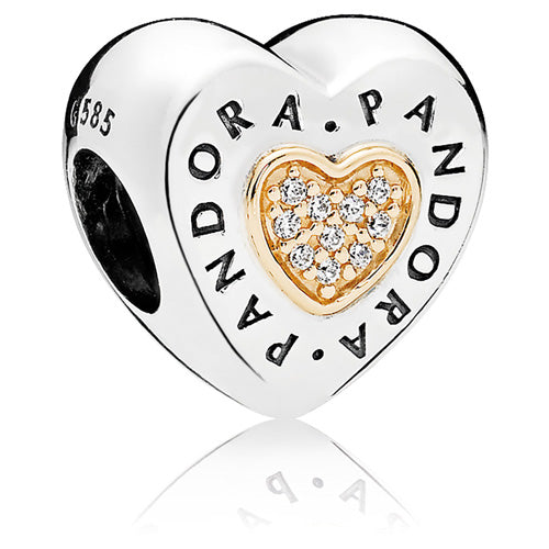 Signature Heart Gold Charm