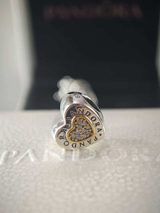Signature Heart Gold Charm