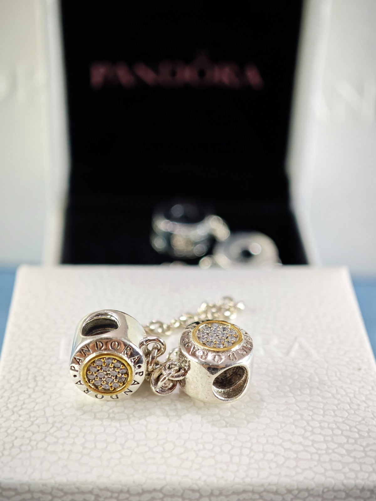 Sterling Silver and Gold Signature Safety Chain