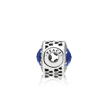 ESSENCE Peace Charm with Blue Crystal