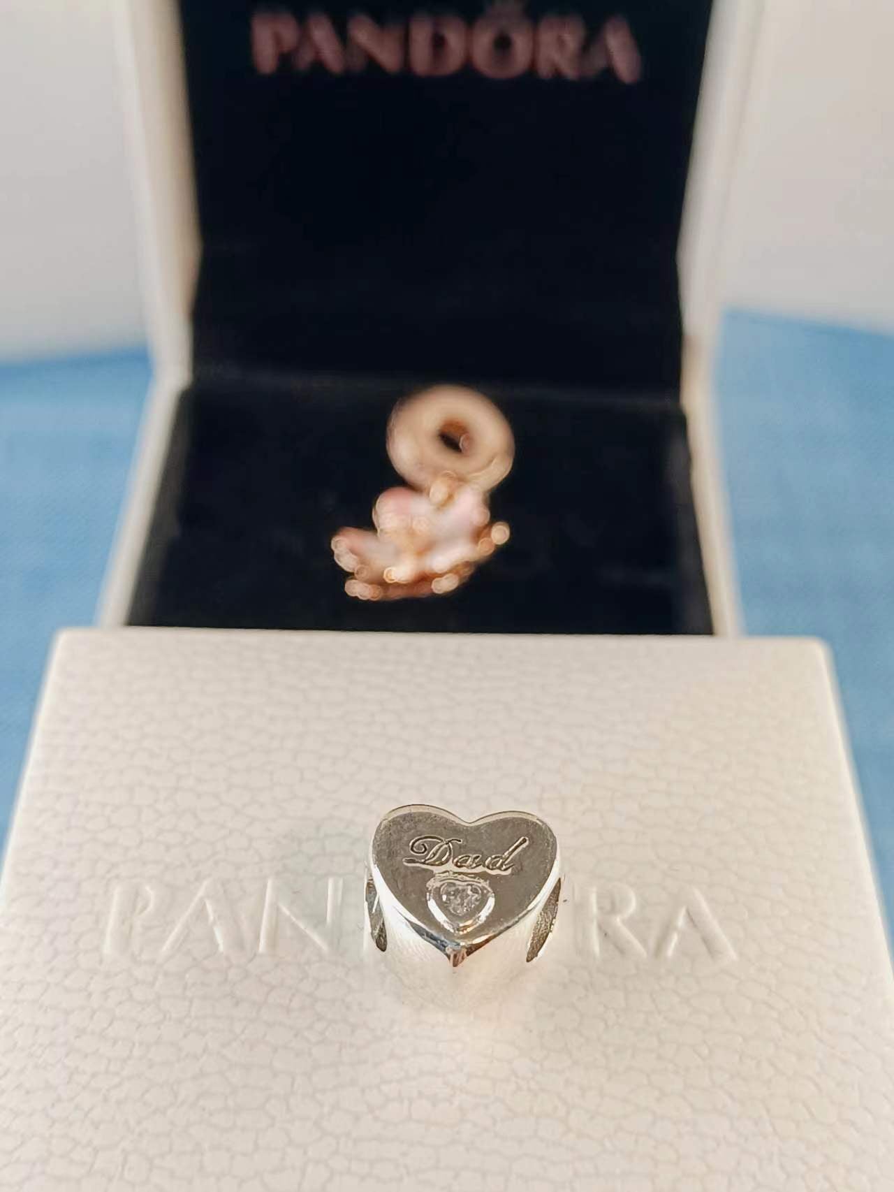 Dad Heart Charm