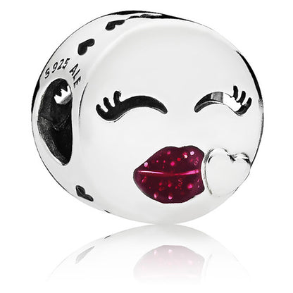 Kiss Emoji Charm