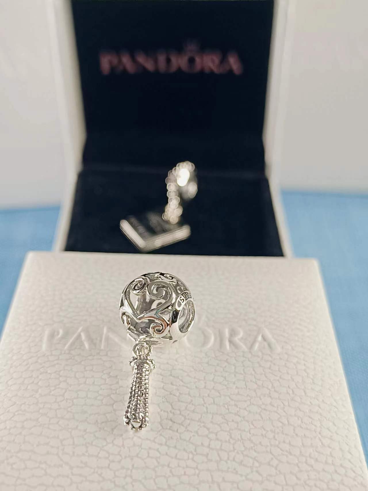 Enchanted Heart Tassel Charm