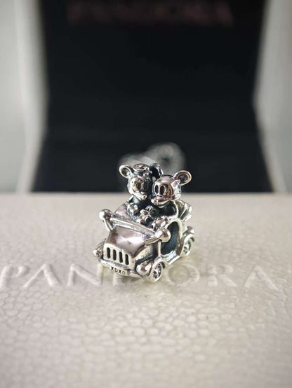 Disney Mickey and Minnie Vintage Car Charm
