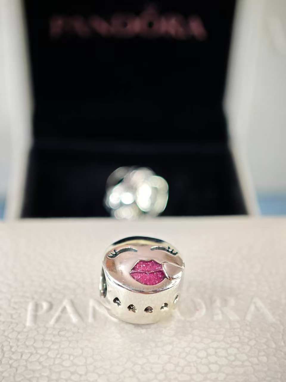 Kiss Emoji Charm