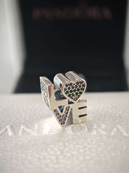 Rainbow LOVE Charm