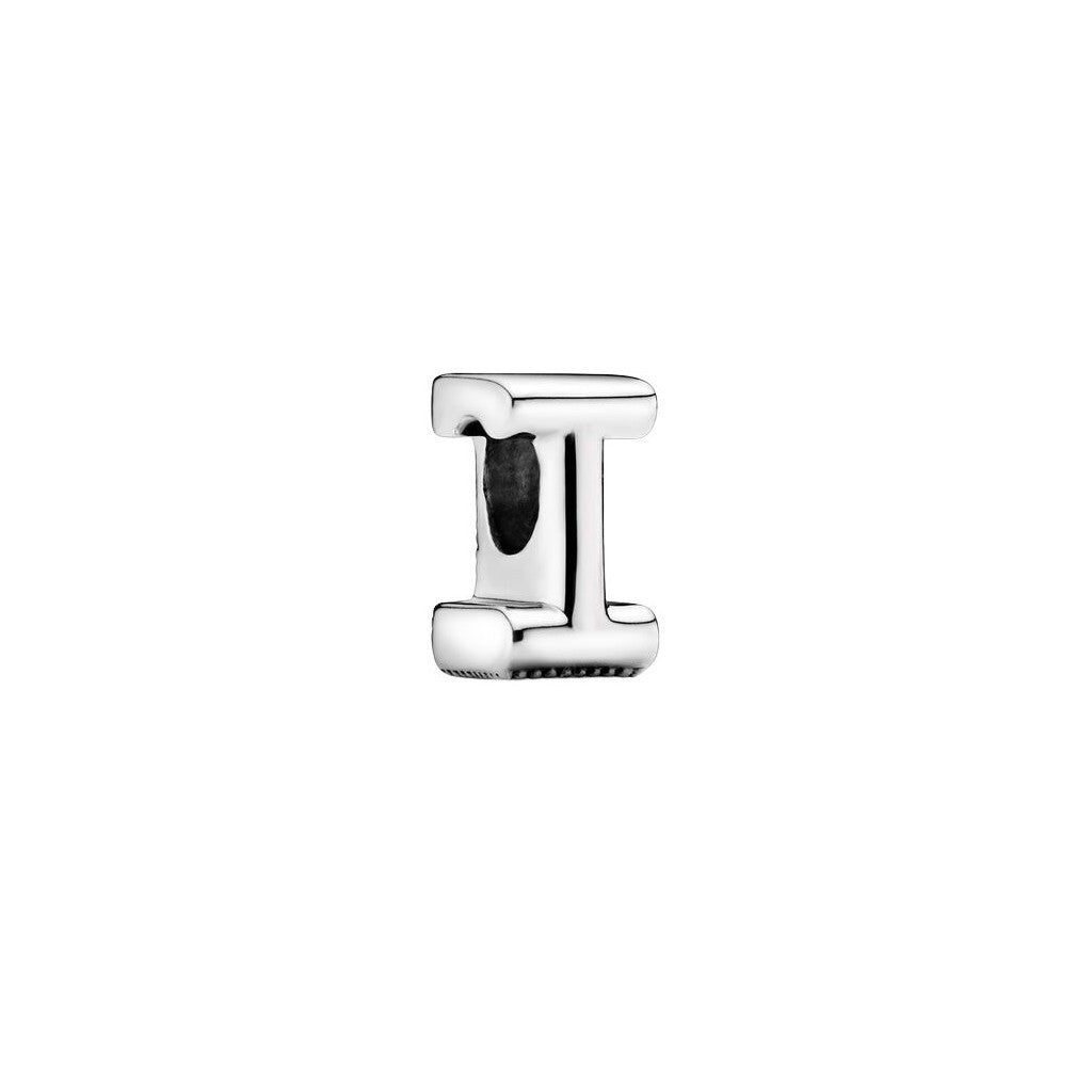Letter I Alphabet Sterling Silver Charm