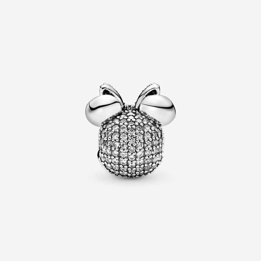 Disney Minnie Mouse Pink Pavé Bow Clip Charm