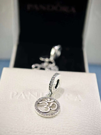 OM Symbol Dangle Charm