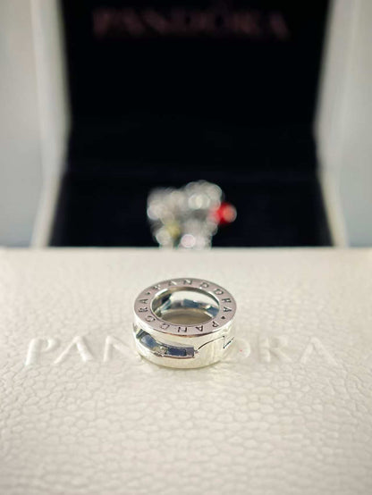 Reflexions Silver Logo Circle Clip Charm