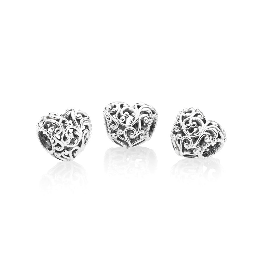 Regal Heart Charm