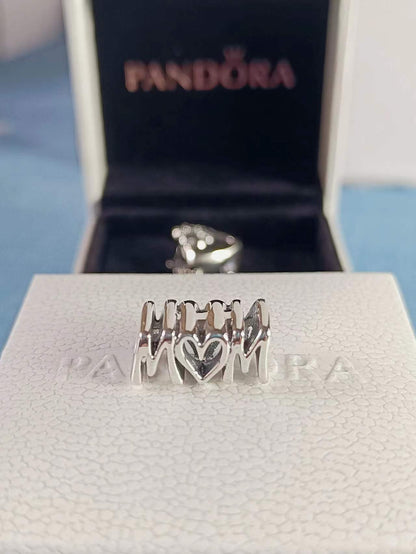 Mum Silver Charm