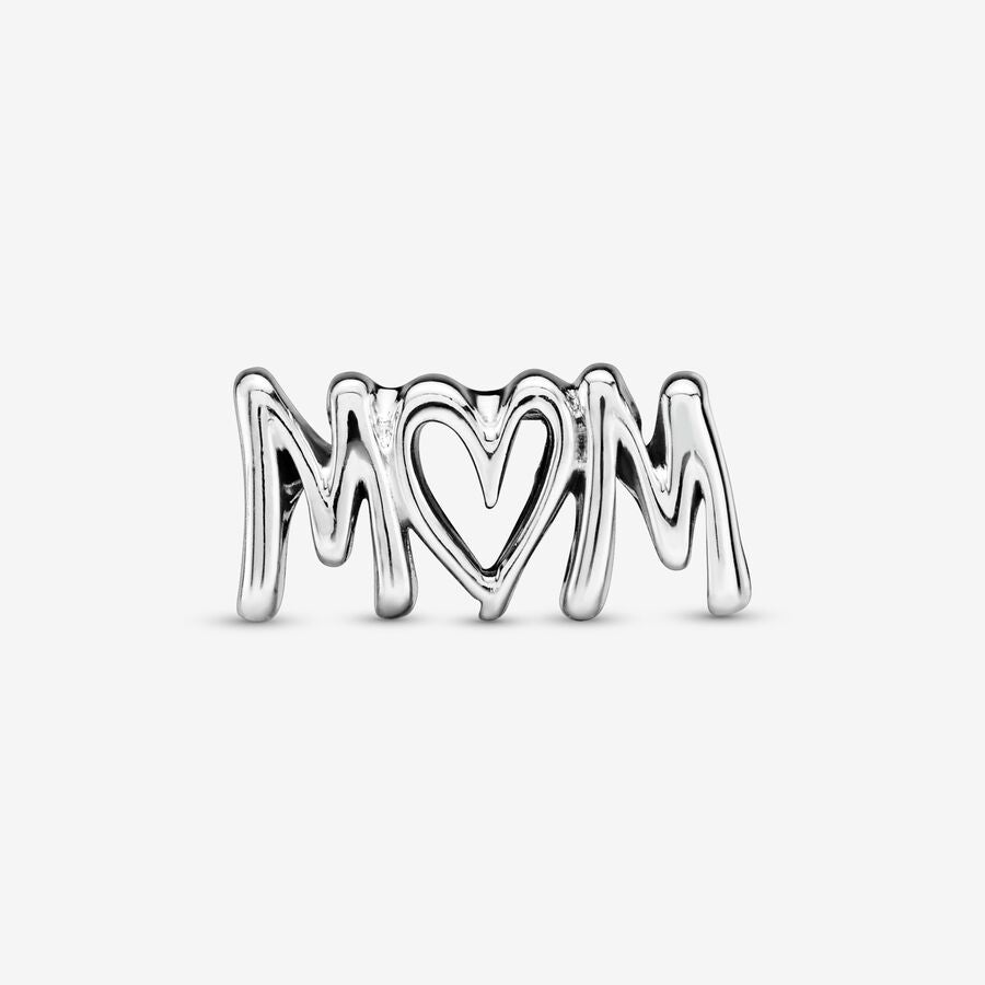 Mum Silver Charm