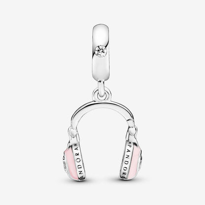 Headphones silver dangle