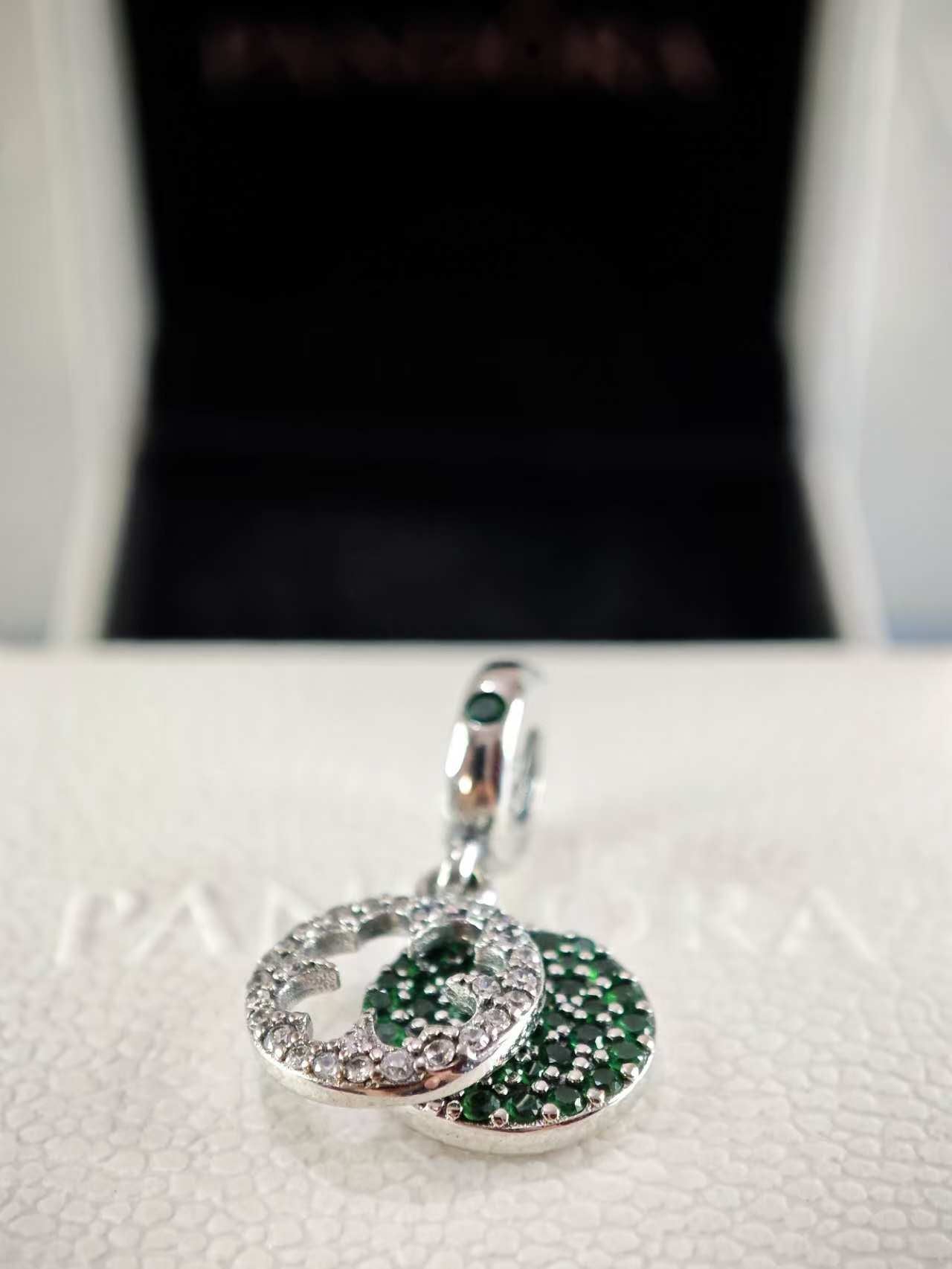 Lucky Four Leaf Clover Dangle Charm