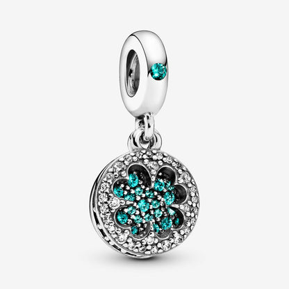 Lucky Four Leaf Clover Dangle Charm