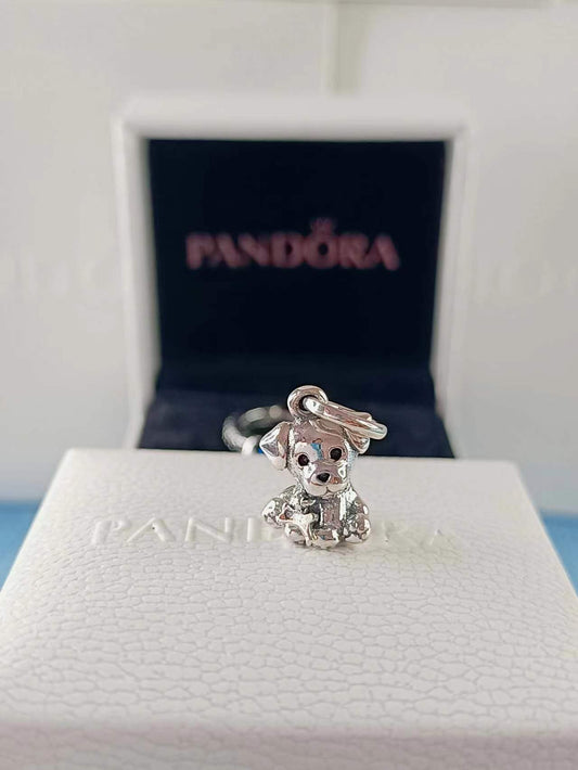 Labrador Puppy Dog Dangle Charm 