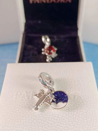 Propeller Plane Dangle Charm
