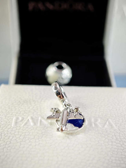 Propeller Plane Dangle Charm