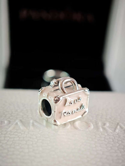 Pink Travel Bag Charm