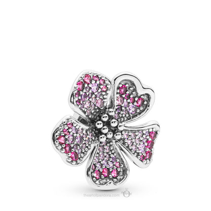 Big Peach Blossom Flower Charm