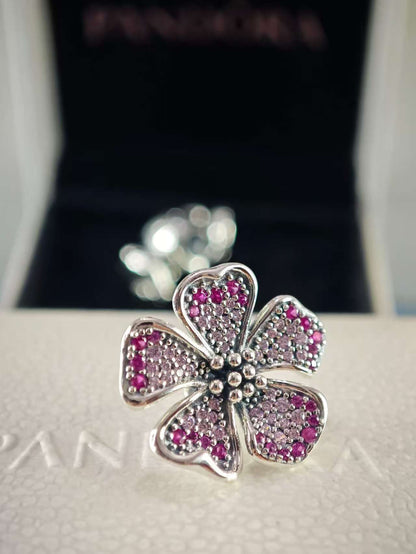 Big Peach Blossom Flower Charm