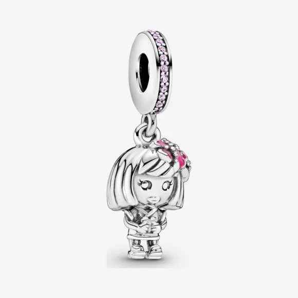 Chinese Flower Girl Charm